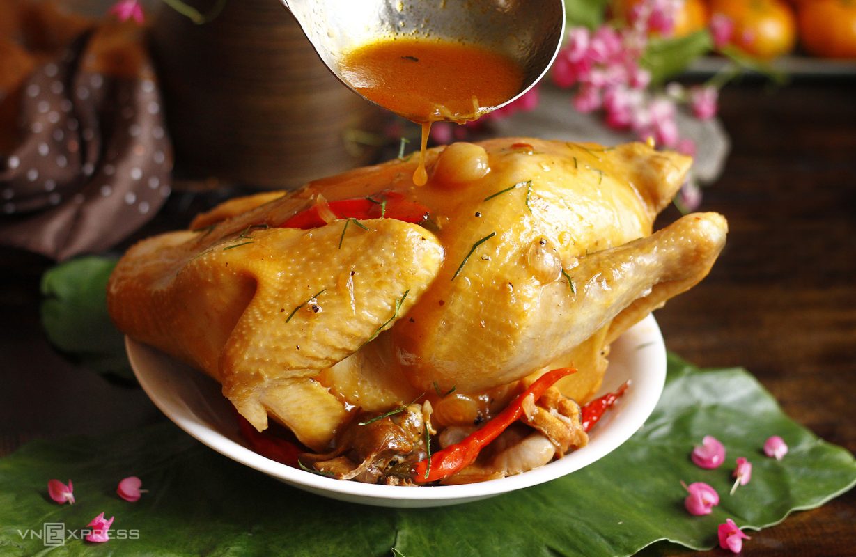 Cách làm gà hấp nước mắm